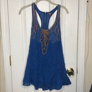 Free people embellished sleeveless top